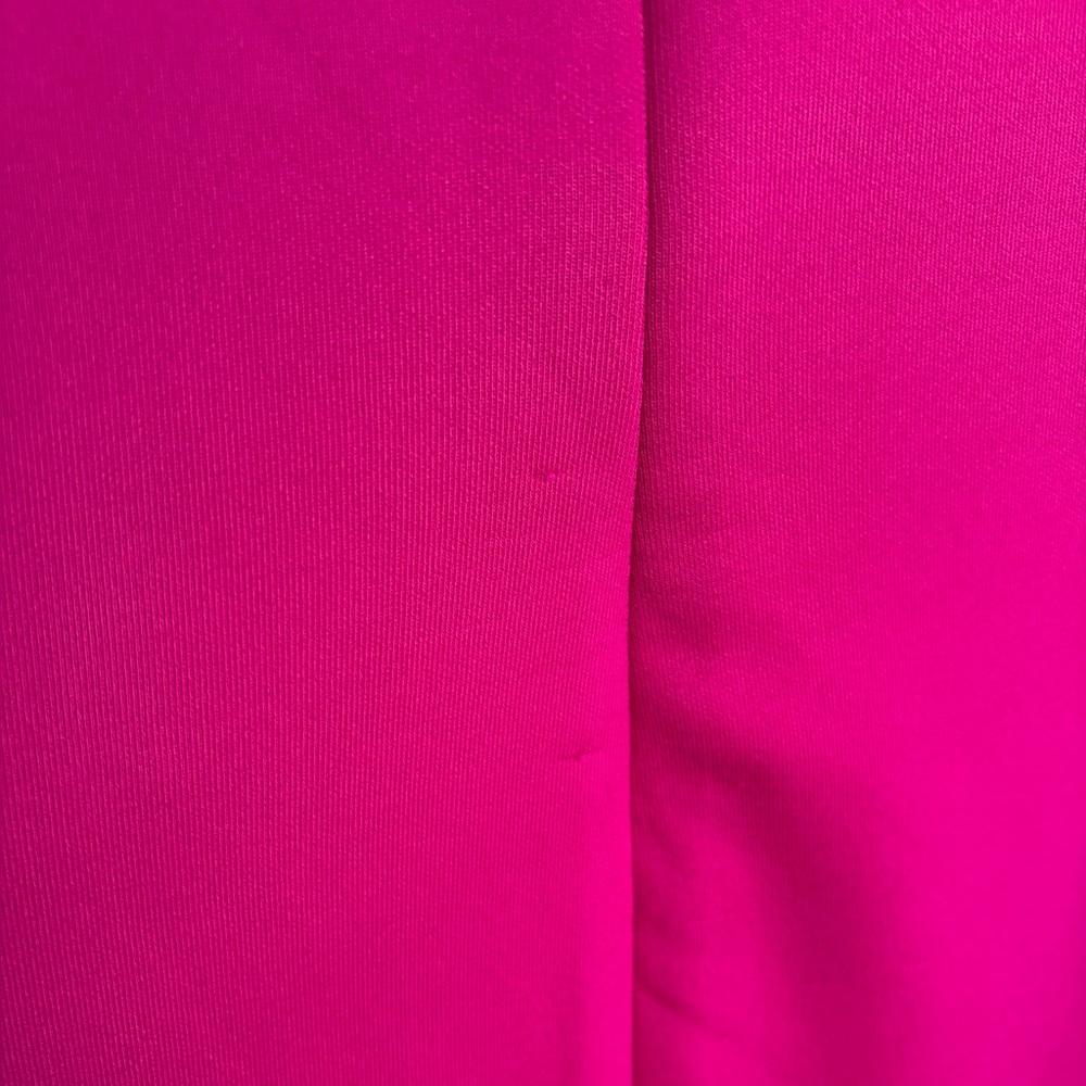 🆕 🌸 Jewel Badgley Mischka Magenta Rosette Mini Dress Size 10 Scuba Party Chic - Picture 17 of 17